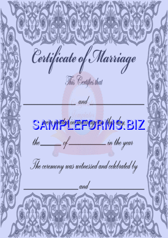 Marriage Certificate 2 pdf free